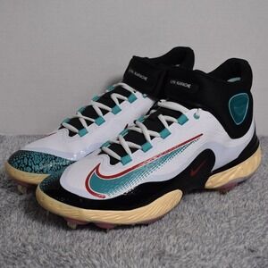 Nike‎ Alpha Huarache Elite 4 High Paul Goldschmidt PE Metal Cleats Size 14 NEW